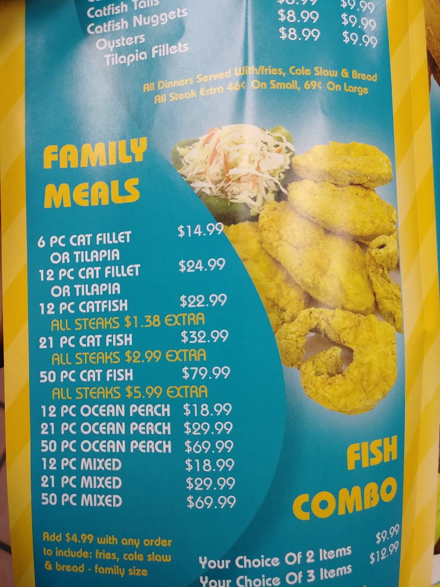 Shark's Fish & Chicken Menu-3